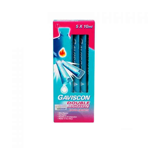 Gaviscon Double Action Liquid Sachets - 5 x 10ml