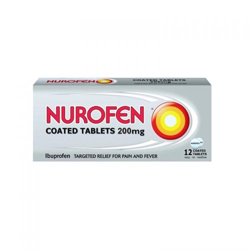 Nurofen Coated Tablets 200mg - 12 Coated Tablets