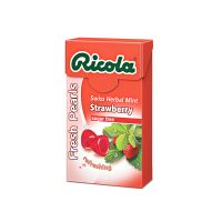 Ricola Fresh Pearls Strawberry Swiss Herbal Mint - 25gm