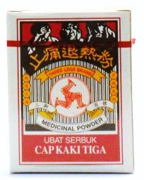 Three Legs Brand Medicinal Powder - 12 Sachets