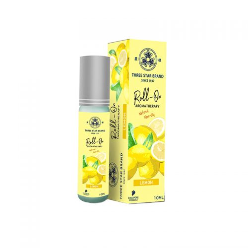 Three Star Brand Roll-On Aromatherapy (Lemon) - 10ml