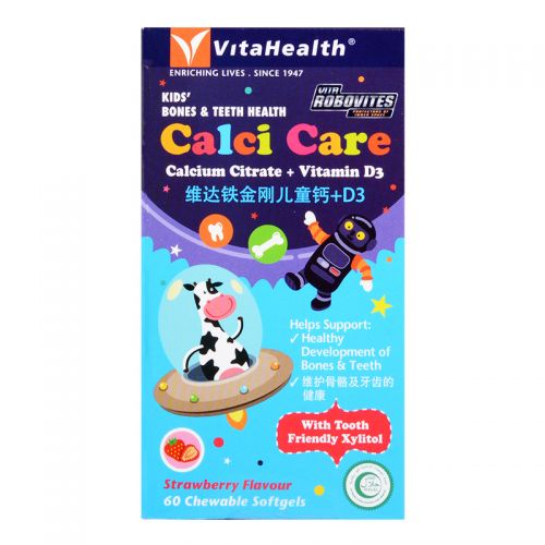 VitaHealth Robovites Calci Care - 60 Chewable Softgels