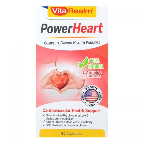 VitaRealm PowerHeart - 80 Capsules