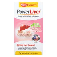 VitaRealm PowerLiver - 80 Capsules